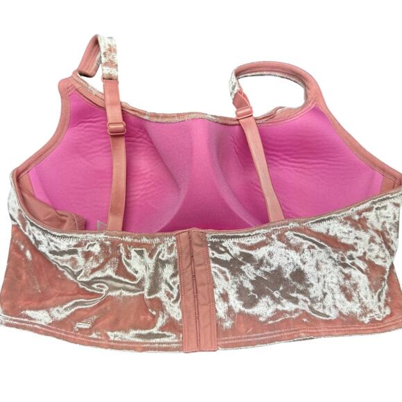 Victoria's Secret Pink Velvety Lightly Lined Corset Bra Top Size Large - Picture 6 of 7